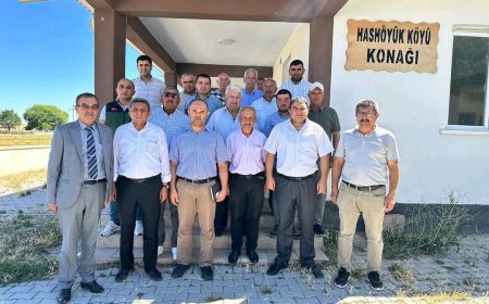 Kırşehir Vali Yardımcısı ve Ziraat Odasından Taşhüyük Köyünde İnceleme