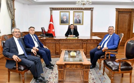 Kırşehir Valisi'ne Eğitimciler Derneği Ziyareti