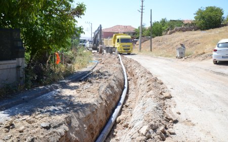 Kırşehir Belediyesi'nden  Asbestli Boru Değişimi