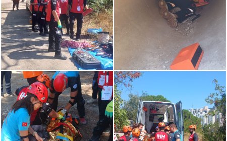 Kırşehir İHH Arama Kurtarma Ekibi, 4. Ulusal Afet Tatbikatı'nda Görev Aldı