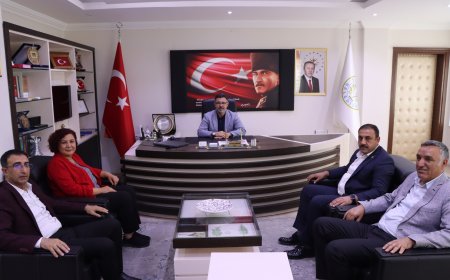 Çiçekdağı Belediye Başkanından  Yerköy Belediye Başkanına Tebrik Ziyareti