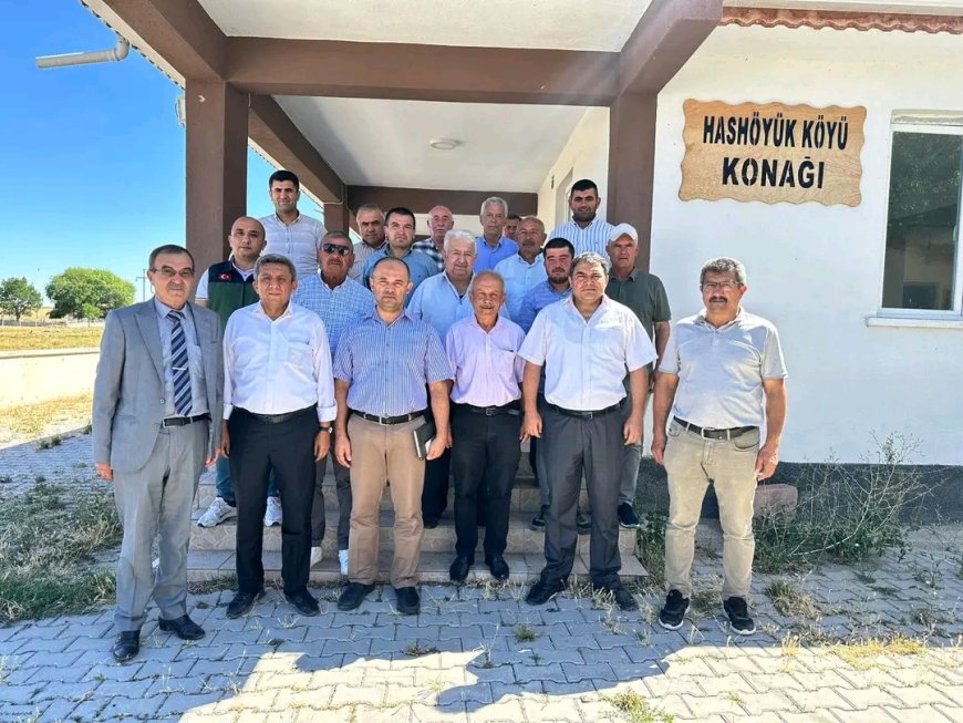 Kırşehir Vali Yardımcısı ve Ziraat Odasından Taşhüyük Köyünde İnceleme