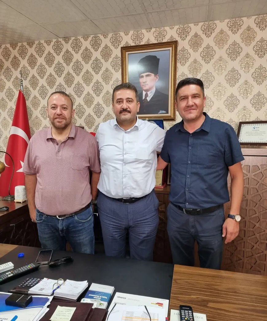 İşkur İl Müdürü Metin Ülgen’e Kaman’dan Ziyaret