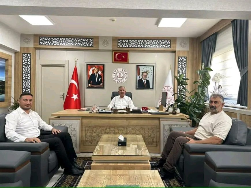 Zafer Çam ve Yılmaz Emektar’dan Aksaray Milli Eğitim Müdürü Metin Alpaslan’a Ziyaret