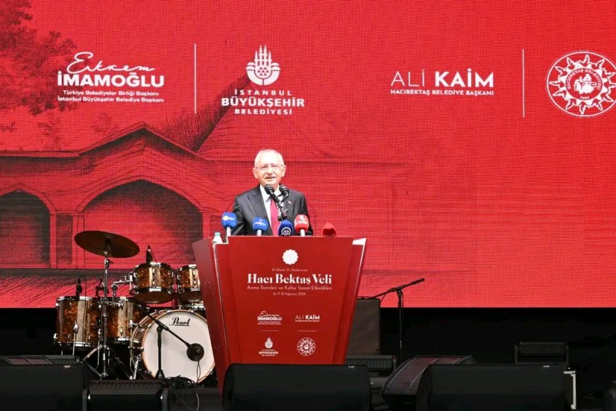 Kırşehir Belediye Başkanı Ekicioğlu Hacı Bektaşi Veli Anma Festivalinde