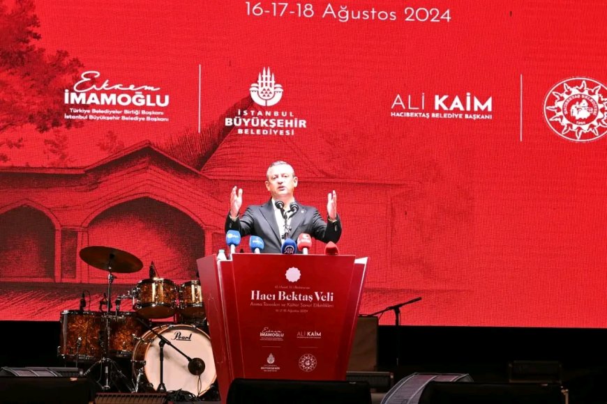 Kırşehir Belediye Başkanı Ekicioğlu Hacı Bektaşi Veli Anma Festivalinde