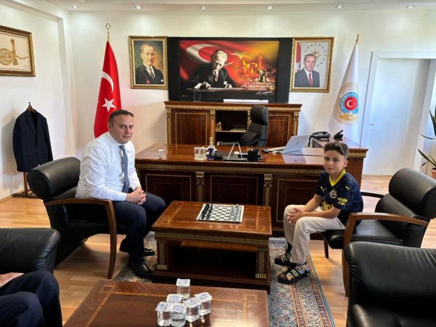 Boztepe Kaymakamlığı'nda Keyifli Bir Ziyaret Gerçekleşti