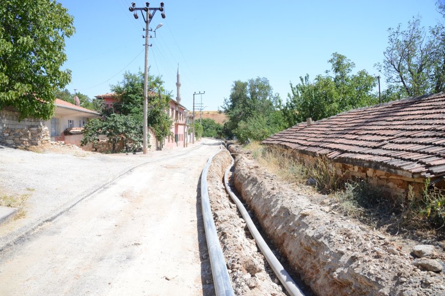 Kırşehir Belediyesi'nden  Asbestli Boru Değişimi