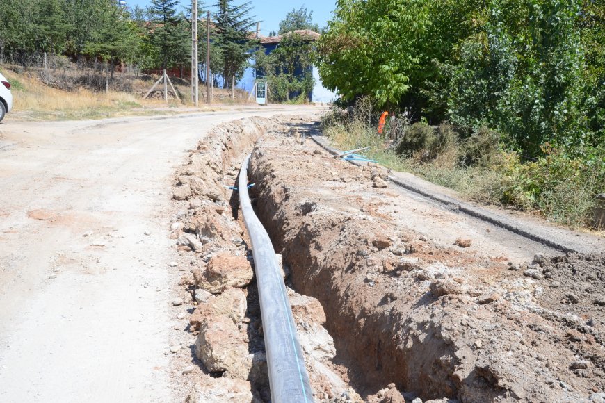 Kırşehir Belediyesi'nden  Asbestli Boru Değişimi