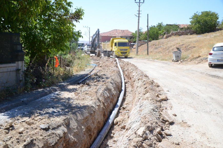 Kırşehir Belediyesi'nden  Asbestli Boru Değişimi
