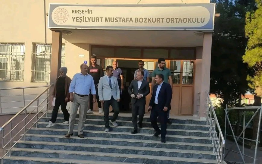 Vali Buhara, Yeşilyurt Ortaokulu Onarımlarını İnceledi