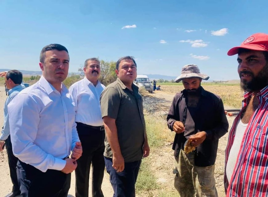Çiçekdağı Kaymakamı Mevsimlik Tarım İşçilerini Ziyaret Etti