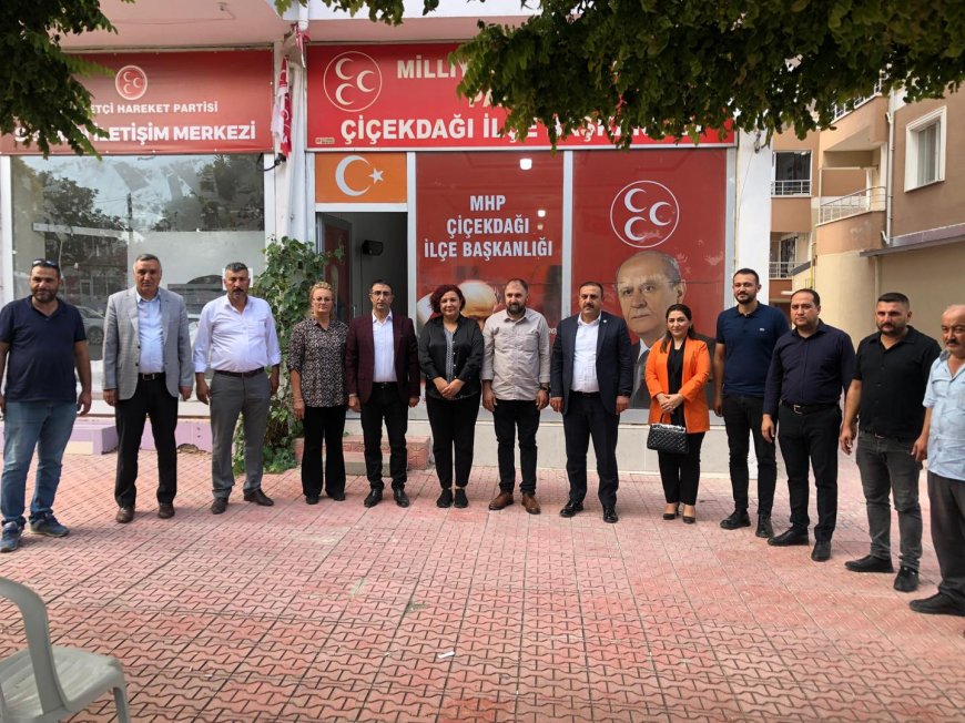 AK Parti Kırşehir İl Başkanlığı, Çiçekdağı MHP İlçe Başkanlığı ile Buluştu