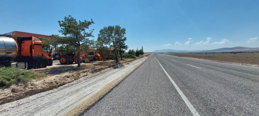 Kırşehir Valisi H. Mete Buhara'dan Yolda Yenileme ve Genişletme Çalışmaları Hakkında Açıklama
