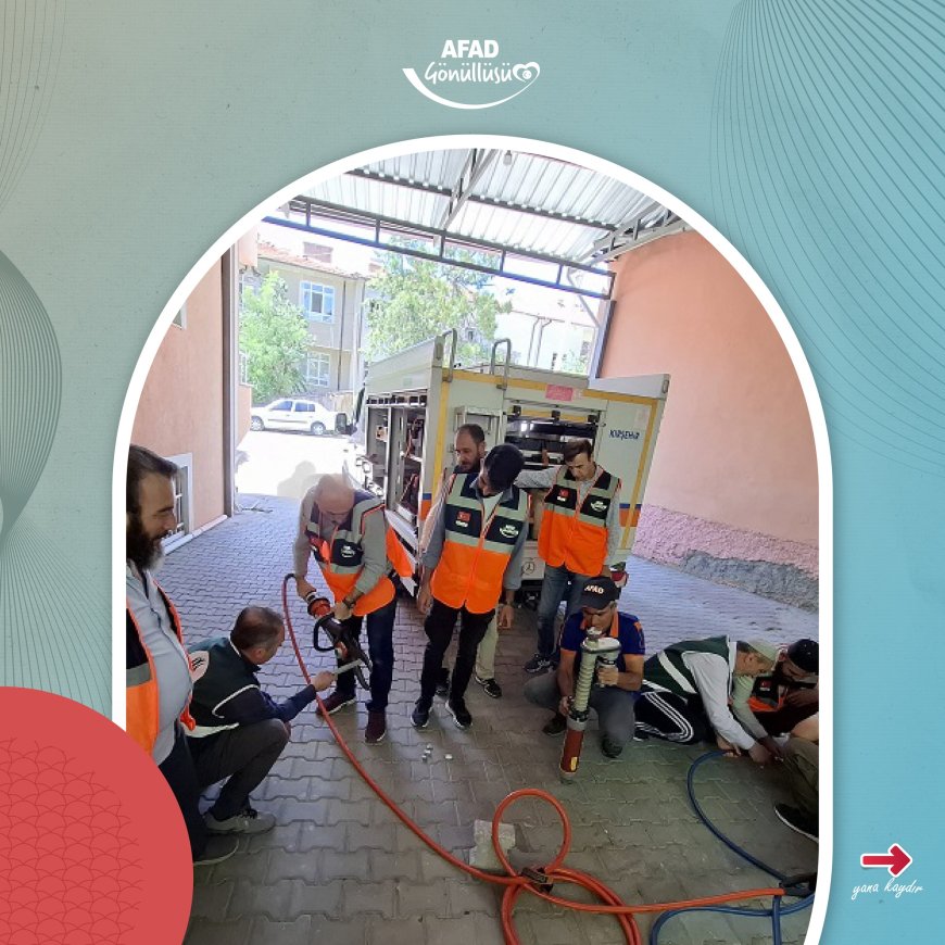 Kırşehir'de AFAD Gönüllülük Sistemi Eğitimleri Devam Ediyor