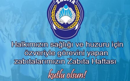 Başkan Ekicioğlu’ndan Zabıta Haftası Mesajı: “Zabıta Çalışmalarınız Takdire Şayan”