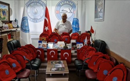 "Karacakurt Köyleri Türkmen Derneği'nden Şemdinli'deki Öğrencilere Kırtasiye Yardımı"