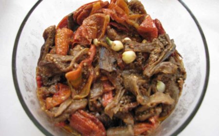 Kırşehir’in Geleneksel Kuru Patlıcan Yemeği