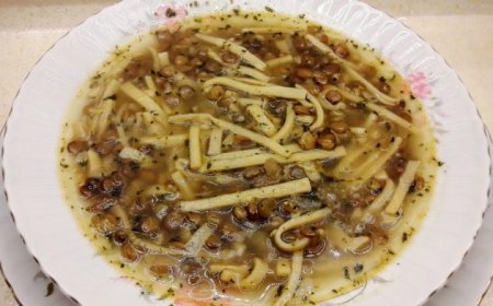 Her Öğünde Yenilesi Lezzeti Kesme Aşı Çorbası