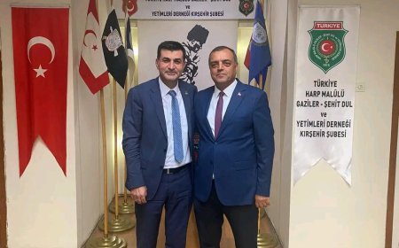 "Türkiye Harp Malulü Gaziler Şehit Dul ve Yetimleri Derneği Genel Başkanı Mustafa Işık, Kırşehir Şubesini Ziyaret Etti."