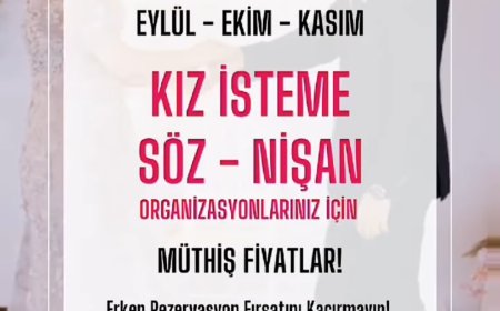 "Almira Toy Park'ta Sonbahar İndirimleri: Kız İsteme, Söz ve Nişan Organizasyonlarınıza Özel Fırsatlar"