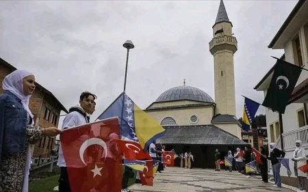Bosna Hersek’te Türk Diyanet Vakfı’nın Katkılarıyla Ahi Evran Veli Kırşehir Camisi Açıldı.