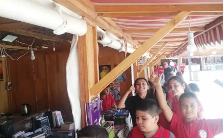 Borsa İstanbul Zernişan Vakkas Yaşar İlkokulu Öğrencileri Kırşehir Kitap Fuarında