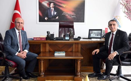 Kırşehir'de Üniversite ve Belediye İş Birliği Güçleniyor: Rektör Karahocagil'den Başkan Ekicioğlu'na Ziyaret