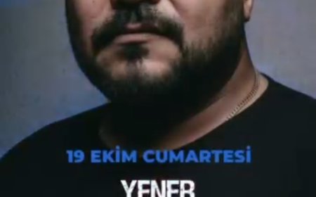 "Kırşehir'de Yener Çevik Konseri: 19 Ekim Cumartesi Günü Kral Balo Salonu'nda!"