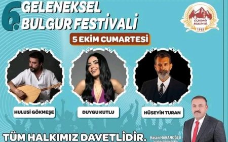 Çiçekdağı'nda Geleneksel 6. Bulgur Festivali 4-5 Ekim'de!