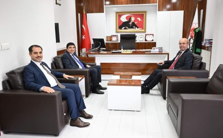 Kırşehir Belediye Başkanı Ekicioğlu ve Milletvekili İlhan'dan Başsavcı ve Mahkeme Başkanı'na Hayırlı Olsun Ziyareti