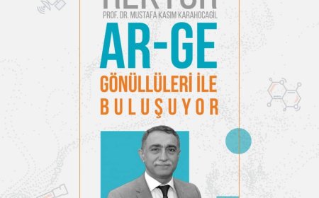 "Rektör Prof. Dr. Karahocagil, AR-GE Gönüllüleri ile Buluşacak"