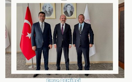 Kaman Belediye Başkanı Emre Demirci, Bakan Yardımcısı Adil Çalışkan'ı Ziyaret Etti.