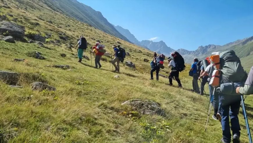 Kırşehirli Dağcılar Kaçkar Dağları'na Tırmandı