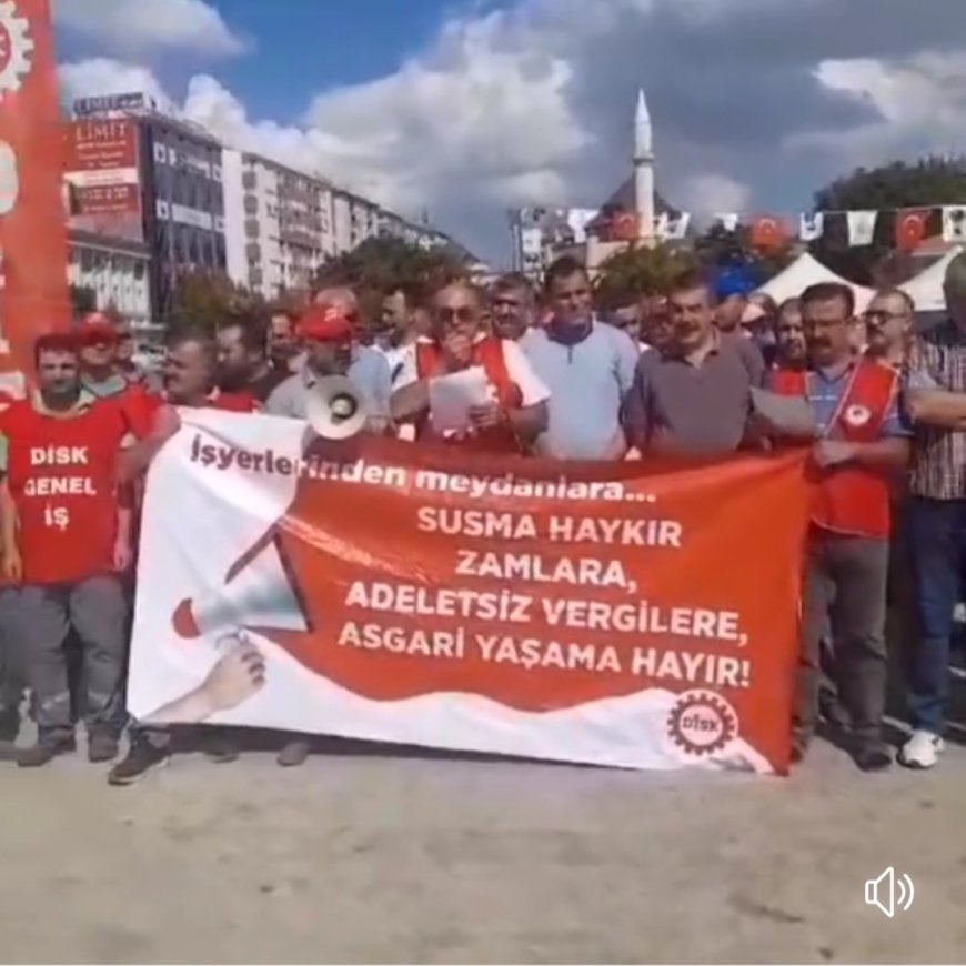 Kırşehir’de İşçi Buluşması: “Geçinemiyoruz, Artık Yeter”