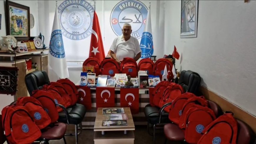 "Karacakurt Köyleri Türkmen Derneği'nden Şemdinli'deki Öğrencilere Kırtasiye Yardımı"