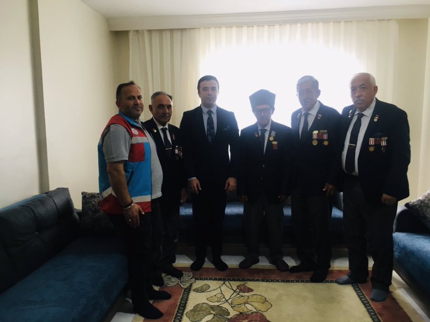 Kaymakam Yampal'dan Kore Gazisine Ziyaret