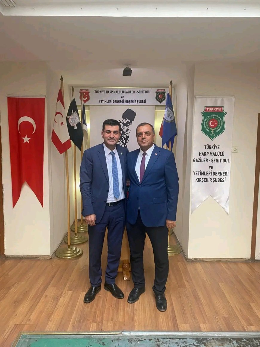 "Türkiye Harp Malulü Gaziler Şehit Dul ve Yetimleri Derneği Genel Başkanı Mustafa Işık, Kırşehir Şubesini Ziyaret Etti."