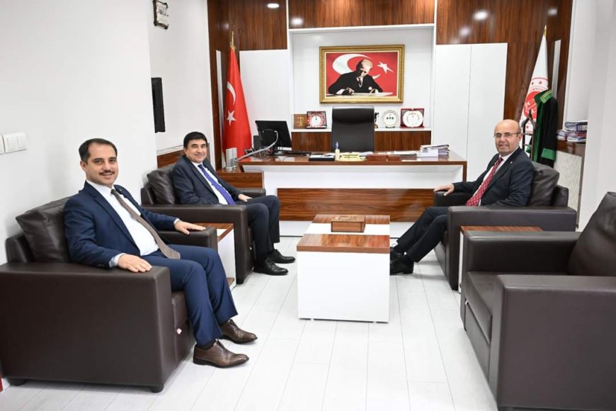 Kırşehir Belediye Başkanı Ekicioğlu ve Milletvekili İlhan'dan Başsavcı ve Mahkeme Başkanı'na Hayırlı Olsun Ziyareti