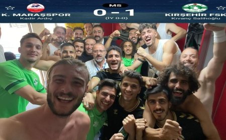 Kırşehirspor, Kahramanmaraş Deplasmanından İlk Galibiyetini Alarak Döndü: 1-0 'lık İlk Zafer