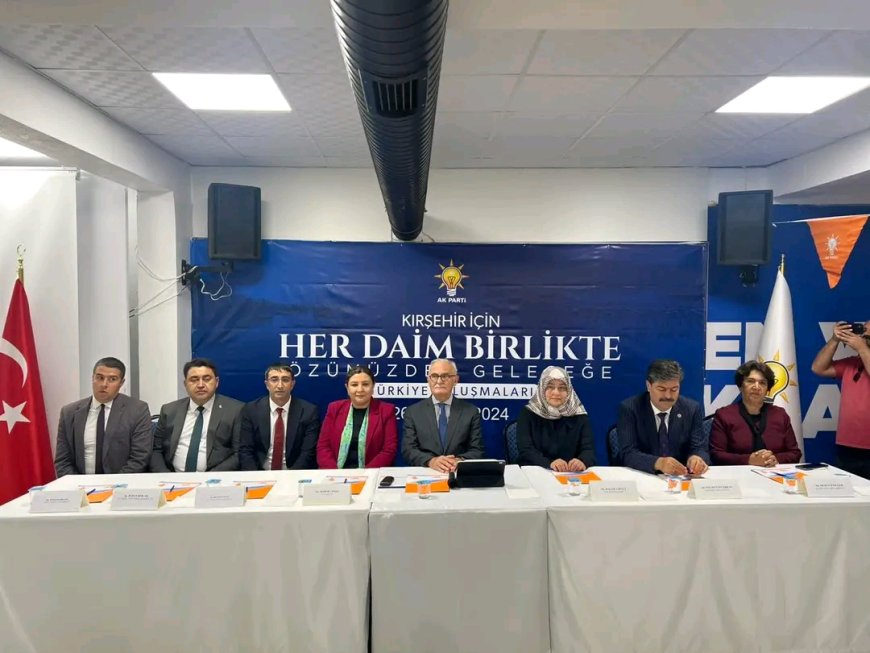 Kırşehir AK Parti İl Başkanlığı’nda İstişare ve Değerlendirme Toplantısı Gerçekleştirildi.