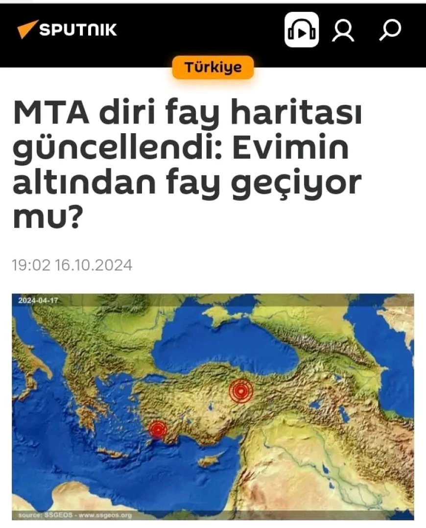 Türkiye’de Deprem Riski Yüksek İller Açıklandı: Kırşehir 1. Derecede Riskli Bölgeler Arasında Yer Alıyor.