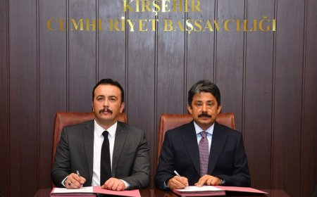 "Kırşehir'de Denetimli Serbestlik Kapsamında Hükümlüler İçin Kamuya Yararlı İşlerde Çalışma Protokolü İmzalandı."