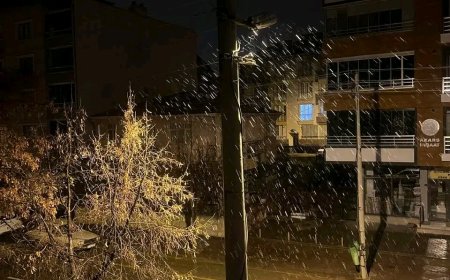 Kırşehir'de Yılın İlk Kar Yağışı Başladı, Sürücüler İçin Önemli Uyarılar Yapıldı.