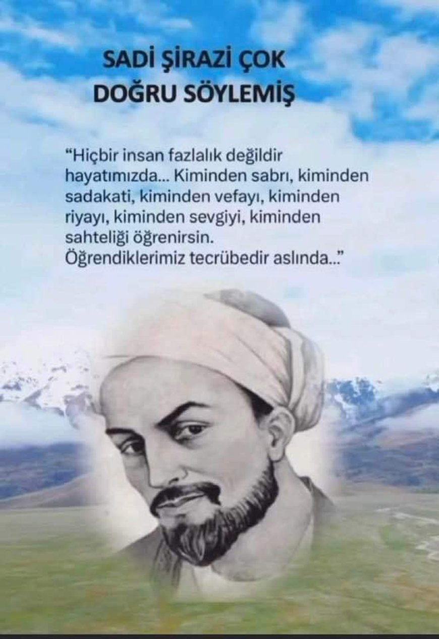 Sadi Şirazi'nin,"Hiçbir İnsan Fazlalık Değildir." Sözü Kırşehir'de Derin Yankı Uyandırdı.