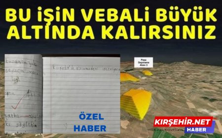 "Kırşehirli Öğrenci Cihan Ege'den Çevre Duyarlılığı:Kırşehir’de Altın Madeni İstemiyoruz."