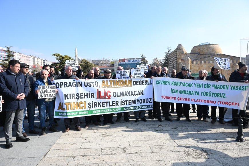 "Kırşehir, Altın Madeni Projelerine Karşı Tek Yürek Oldu:Başkan Ekicioğlu, 'Şehrimizi ve Ülkemizi Talana Asla Teslim Etmeyeceğiz. Torunlarımıza güzel bir gelecek bırakacağız.'"