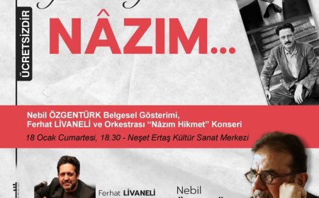 "Kırşehir Belediye Başkanı Selahattin Ekicioğlu, Nâzım Hikmet’in 123. Doğum Yılı Etkinliğine Tüm Halkı Davet Ediyor.Nâzım Hikmet, Doğumunun 123. Yılında Kırşehir’de Büyük Bir Etkinlik ile Anılacak."