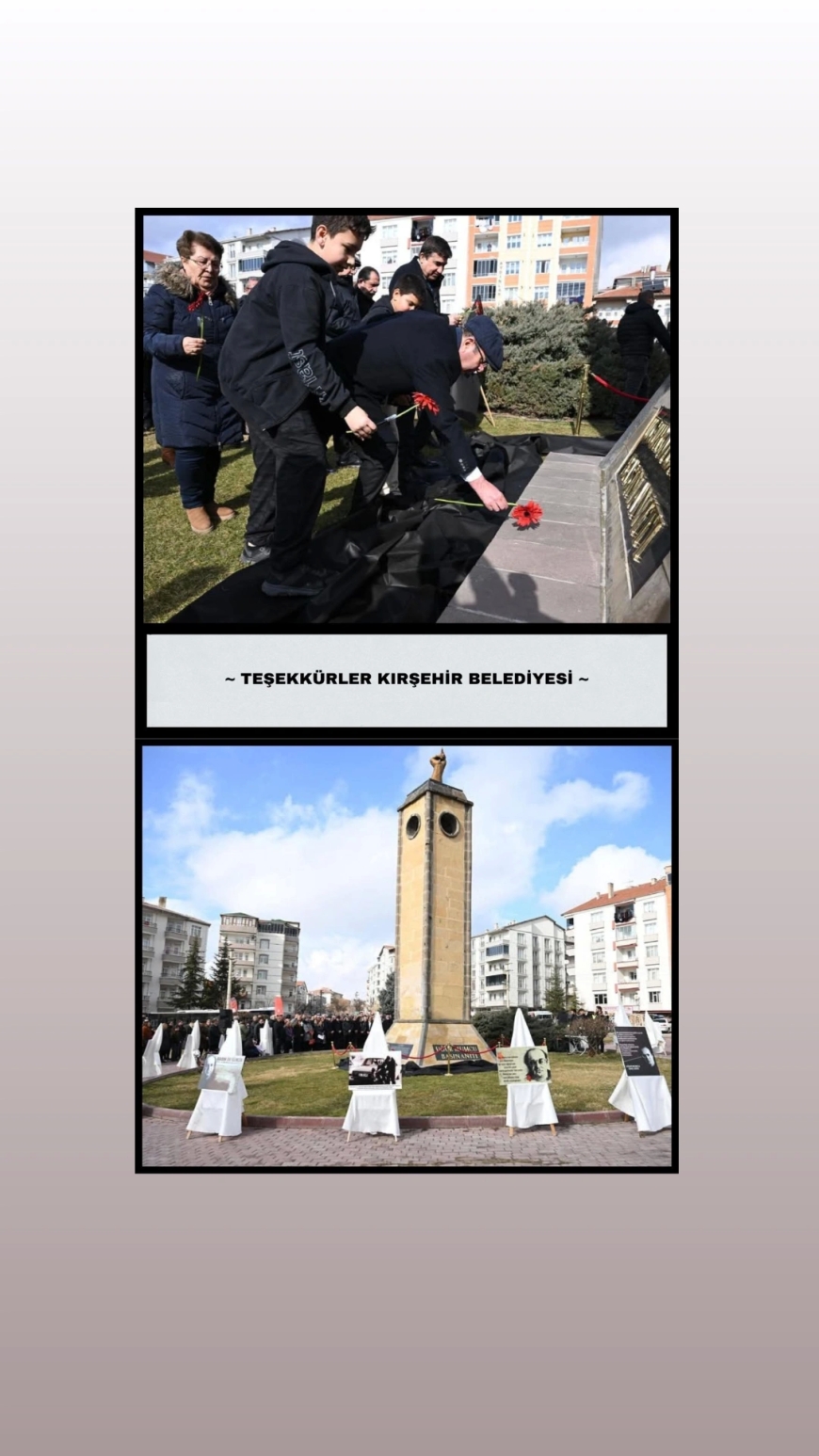 "TEŞEKKÜRLER KIRŞEHİR BELEDİYESİ.Kırşehir Belediyesi; Gazetecilerin, Basının Yanında Durmayı Sürdürerek Onurlu Mücadeleye Destek Veriyor,Her Zaman Özgür Basının Yanında ve Her Zaman Sahip Çıkıyor."