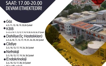 Kırşehir Eğitim ve Araştırma Hastanesi’nde Şubat Ayı Boyunca Mesai Dışı Poliklinik Hizmeti Devam Ediyor.